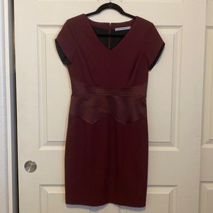 Marc New York Burgundy Sheath Dress